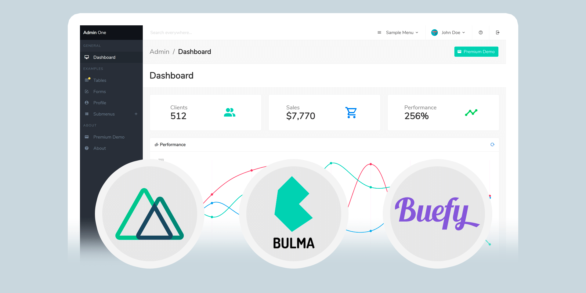 Admin One - Free Nuxt.js Bulma Admin Dashboard